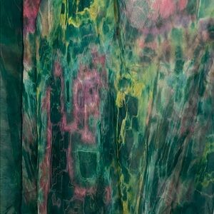 Silk Tie-Dye Scarf